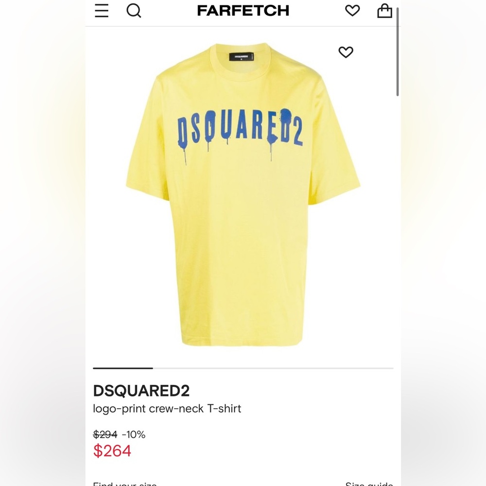 DSQUARED2
logo-print crew-neck T-shirt